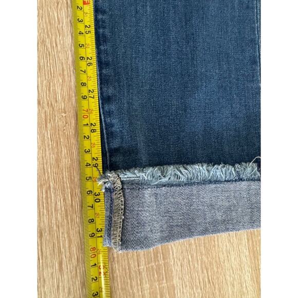 Judy Blue Double Cuffed Boyfriend Fit Blue Jeans Stretch Shaping size 1/25 - Picture 8 of 8